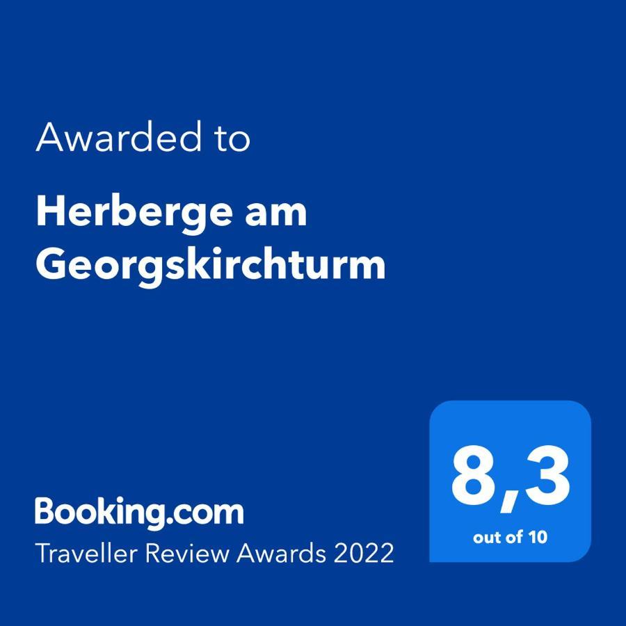 Herberge am Georgskirchturm Erfurt Exterior foto